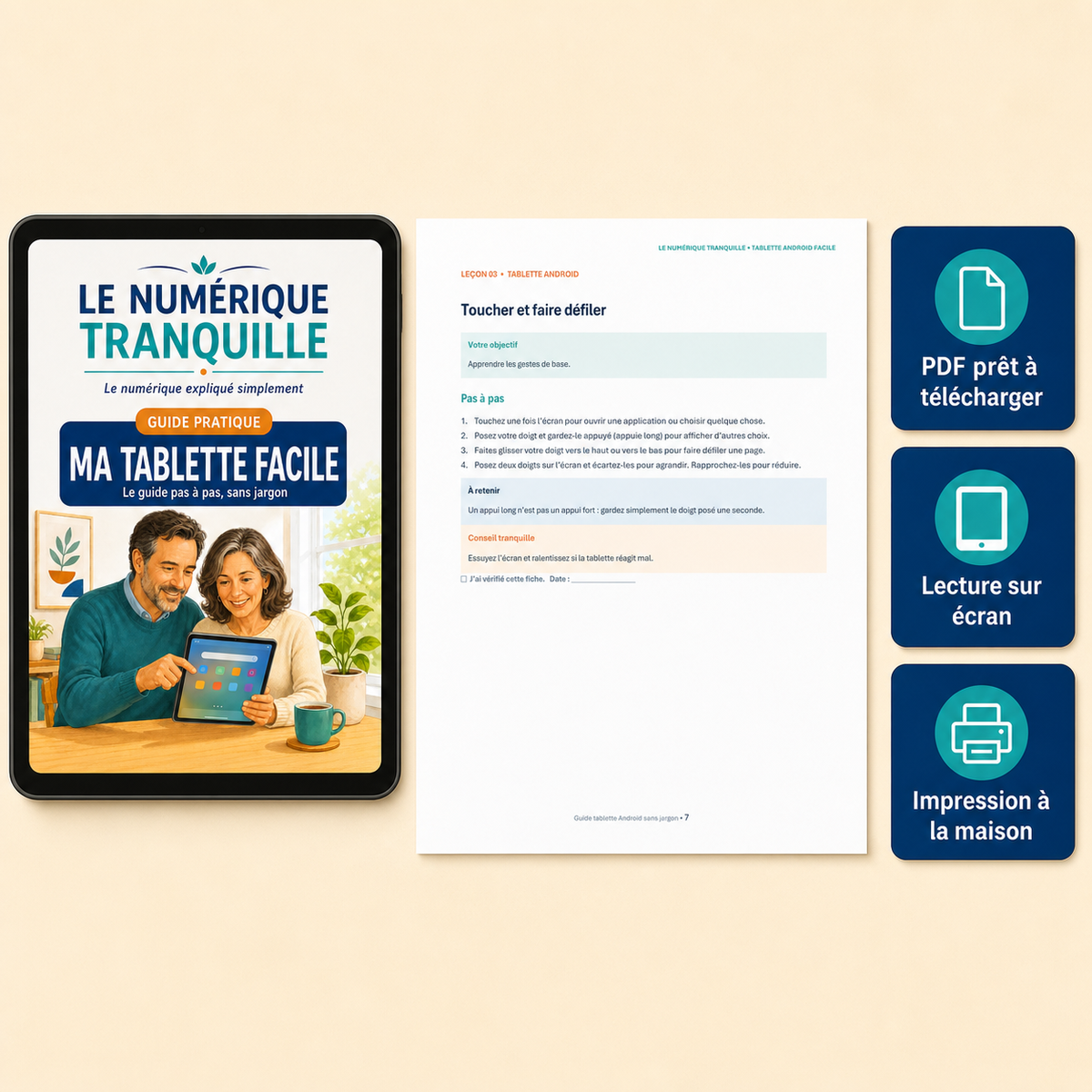 Ma tablette facile