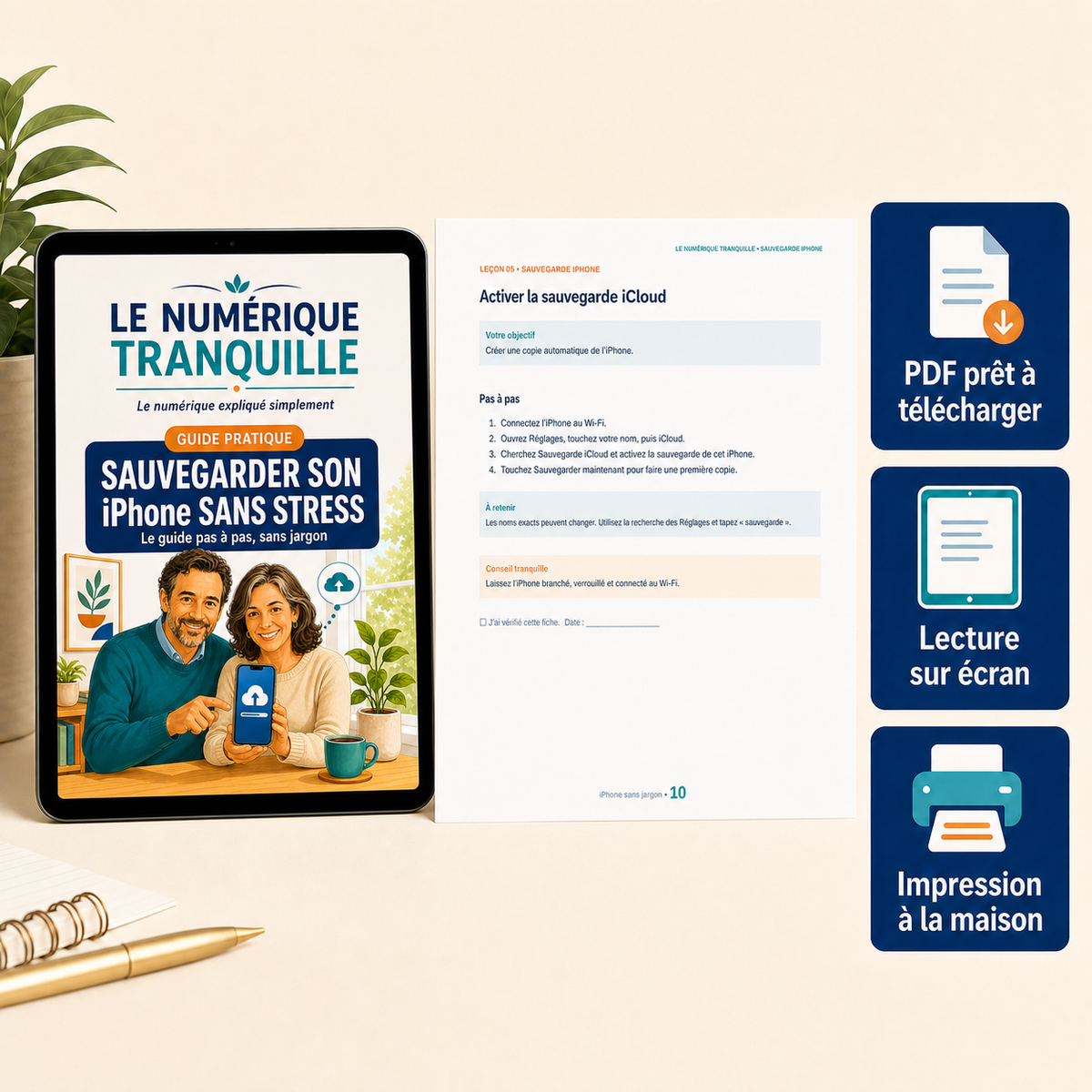 Sauvegarder son iPhone sans stress - ce qui est inclus