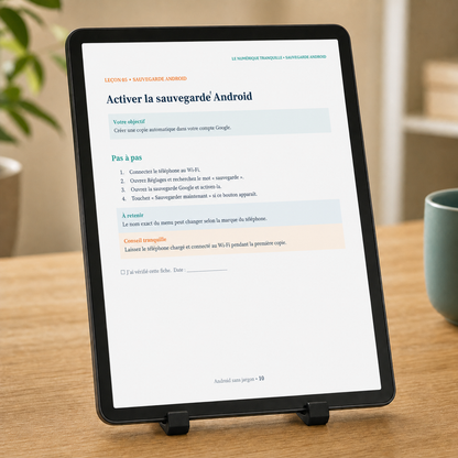 Sauvegarder son Android sans stress